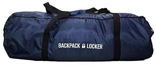 Backpack Locker Coprizaino da Viaggio Aereo con Lucchetto - Protezione Bagaglio (Blu, 45-55 Litri)