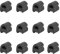 BSSTORE Kit 12 Gommini per Griglia Piani Cottura 50247058006 - Piedini Universali Compatibili con 754010095 754010089 C00039148