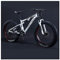 REOTEL 26 Zoll Mountainbike Herren Damen Mountainbike Fatbike, 7/21/24/27/30 Gang-Schaltung Erwachsene Fette Reifen Fahrrad, Rahmen Kohlenstoffstahl Vollfederung Bike,White Spoke,21 Speed