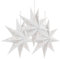 Angoily 6 Stücke Papierstern Lampenschirm 35cm Faltsterne Leuchtstern Papier Weihnachtsstern Fenster Adventsstern Beleuchtet 3D Fensterdeko Sterne Außen Stern Outdoor Lampe 916FE550I24Q0BS6