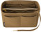 OPPOSHE Geldbörsen-Organizer-Einsatz für Handtaschen, weicher Filztasche, Organizer für Tragetasche, Handtaschen-Organizer, kompatibel mit LV, Coach, MK, Kate Spade, Goyard, Longchamp, Braun L