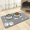 Mavicen Water Absorbent Pet Feeding Mat, 30 * 50cm Easy Clean Placemat Pet Food Feeding Bowl Mat, Dog Feeding Mats for Floors Waterproof, Diatomite Slow Feeder Mat for Dogs Cats (Light Gray)