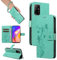 SRISHP Cover per OPPO A94 5G, Magnetica Cover a Libro con Slot per Schede, Custodia in PU Pelle Portafoglio per OPPO A94 5G, Verde