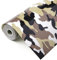HTVRONT Heat Transfer Vinyl Rolls - 12 x 20ft Camo Coffee Iron on Vinyl for Shirts, HTV Vinyl for All Cutter Machine - Easy to Cut & Weed for HTV Heat Vinyl Design (Camo Coffee)