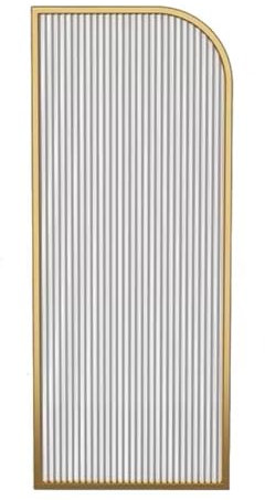 KJHYYPP Toiletten-Urinal-Trennwand, Sichtschutz-Toiletten-Trennwand aus gehärtetem Glas, Schutzwand für Badezimmer-Trennwand, für Orte im öffentlichen Gesundheitswesen (Gold 1pcs)