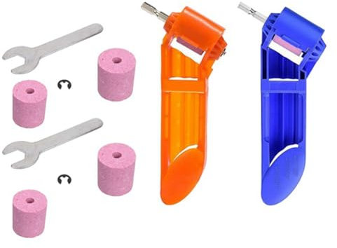 Rordigo Korund-Schleifscheibe, Bohrerschärfer, Handwerkzeuge, Bohrer, Angetriebene Werkzeugteile, Nagelbohrer-Set für Schleifer, Grill, Langlebig