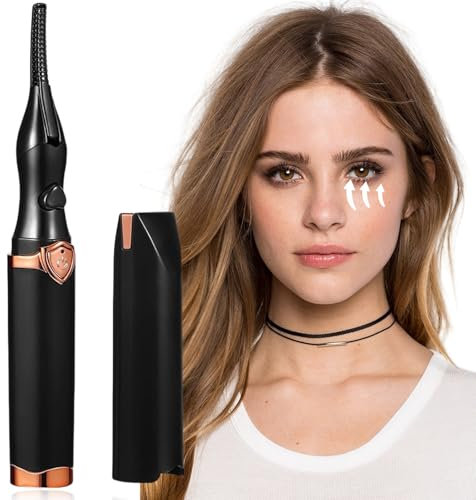 1 Pcs Heated Eyelash Curlers UK,Eye Lash Curlers UK Beauty Tools for Women,Heated Eyelash Curlers for Women Finalize Eyelash Tool,Mini Eyelash Curler Travel Make Up Gift for Women