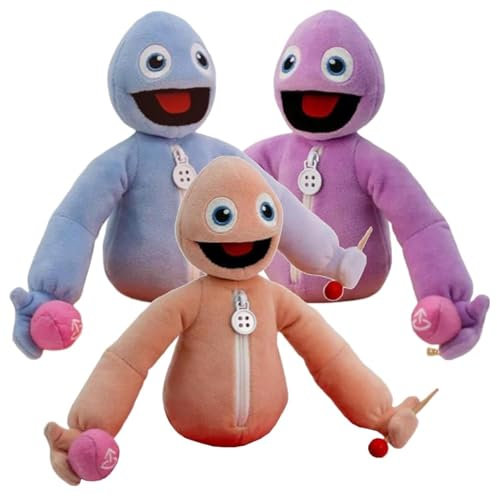RDCIRP Yeeps Hide Age 3+ and Seek Plush, Cartoon Stuffed Animal Plush Figure Toy, Yeeps Plush Your Child's New Best Friend! Soft Pillow Doll for Imaginative Play for Boys Girls(Blue+Orange+Purple)