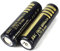 ZWDCVFGK Batteria agli ioni di Litio 3,7 V 4000 mAh Batterie a Bottone di Grande capacità, per Torcia a LED, Lampada Frontale