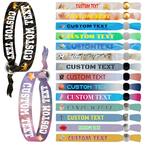 longnili Individuelle Armbänder für Veranstaltungen, 1-1000 Stück, VIP-Armbänder für Veranstaltungen