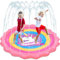 weiclianhp Splash pad Wasserspielzeug Kinder, 170CM Sprinkler Wasser Spielmatte für Draußen, Outdoor Garten, Hunde Pool Wassermatte für Sommer Sprinklerauflage für Kinder ab 2 3 Jahren und Haustiere