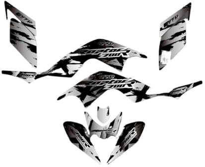 Tank Schutz Aufkleber Für Raptor 700 YFM700 YFM 2006 2007 2008 2009 2010 2011 2012 ATV ​​Vollverkleidung Aufkleber Aufkleber Grafiken Hintergrund Kits