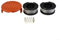 Lot de 2 bobines de rechange pour fil de débroussailleuse Black & Decker GLC3630L GLC3630L20 (2 bobines + 1 capuchon + 1 ressort)
