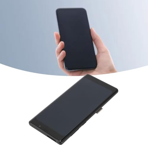 SustVita Reemplazo de pantalla Galaxy Note 9, conjunto táctil OLED con tamaño original de tamaño y huella digital, kit de reparación de pantalla de teléfono con herramientas