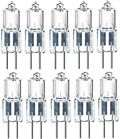 ShuoHui JC Type Halogen Lampe Halogenbirne G4 12V 35W Stiftsockel leuchtmittel 2800K (5)
