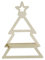 DABAIXIONG Elegante estante de almacenamiento de madera para árbol de Navidad, estante colgante de pared para decoración del hogar y la oficina, estantes flotantes