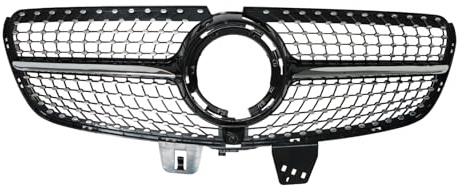 Callume Kühlergrill Front Grill Schwarz Kompatibel mit Mercedes-Benz V-Klasse W447 MOPF ab 04.2019