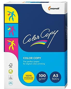 Color Copy - Premium Quality White 100gsm A3 Paper - Ream of 500 Sheets