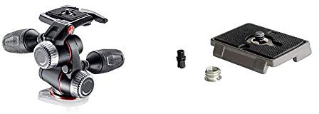 Manfrotto X-PRO 3 Way Head with Retractable Levers and Quick Release Plate