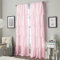 Curtainworks Flounced Ruffle Vorhang mit Stangentasche, Polyester, Rose, 42 W x 63 L (Pack of 1)