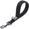 VIVAGLORY Kurzführer Hund Hundeleine Kurz Kurze Leine Hund Nylonleine Hundeleine Mittelgroße Große Hunde Kurzführer Hund Metallclip Hundeleine mit Kurzführer, 32 cm Länge 2,5 cm Breite, Schwarz