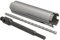Diamant Bohrkrone Sechskant lang (200mm) Aufnahme und Zentrierbohrer Nutzlänge 180 mm Ø 52 mm Betonbohrkrone Kernbohrer