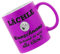 Glitzertasse (Purple) Lächle (Wunschname) du kannst sie nicht alle töten - Kaffeetasse, bedruckte Tasse mit Sprüchen oder Bildern, Bürotasse,
