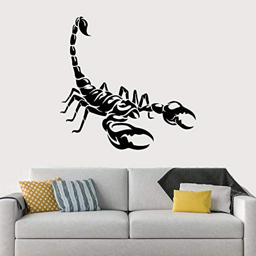 Scorpion Wandaufkleber Zodiac Scorpio Vinyl Wandtattoo Abstrakte Tier Wandbild Horoskop Fans Schlafzimmer Dekoration