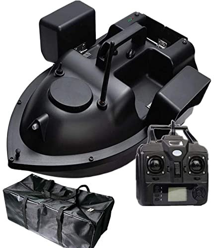DYJD Smart RC Bait Boot GPS-Position Auto REUturn Wireless RC Three Warehouse-Angelbeste-Boot mit Doppelmotoren, 2kg Laden,12000mah