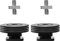 Atmoshue - Adattatore da filettatura femmina da 6,35 mm a slitta hot shoe, adattatore per attacco hot shoe con adattatore a vite maschio da 1/4 a 1/4 per braccio magico, monitor, luce video,