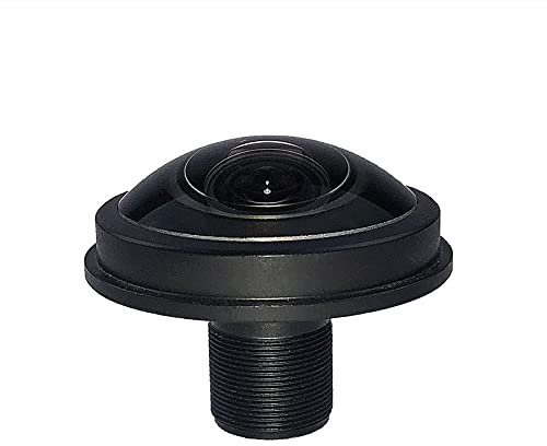 JTSF 12.0 Megapixel 4K Fischauge Linse 0.95mm 210° Ultra-Weitwinkel Fisheye-Objektiv mit Gesichts-Erkennung für Drohnen FPV - M12-Mount, 7G + IR Konstruktion, Optische Korrektur, Zoom-Design