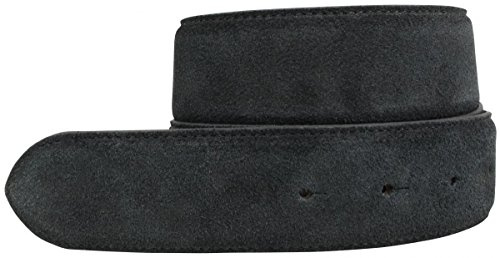 BELTINGER Gürtel aus Veloursleder ohne Schnalle 4 cm | Velour-Ledergürtel für Damen Herren 40mm | Wildleder-Gürtel 4cm