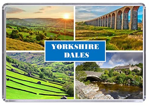 Yorkshire Dales United Kingdom England Souvenir Acrylic Fridge Magnet (Standard: 70x45mm)