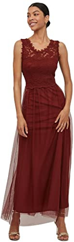 Vila Damen Vilynnea Maxi - Noos Dress, Fired Brick, 44 EU