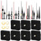 PTJJXA 7 Pack Clock Mechanisms Battery Powered, Silent Quartz Movement Long and Short Shaft, Wall Mechanism Replacement for Motor DIY Repair