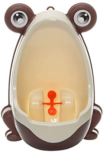 Kinder Urinal Frosch Cartoon Design Junge Toilette Töpfchen Urinal Wand Urinal 1Stk Handy Wandhalterung (Coffee, One Size)