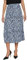 Vila Damen Vipaya Hw Skirt/Su - Noos Rock, Kentucky Blue/AOP:lika, 44 EU