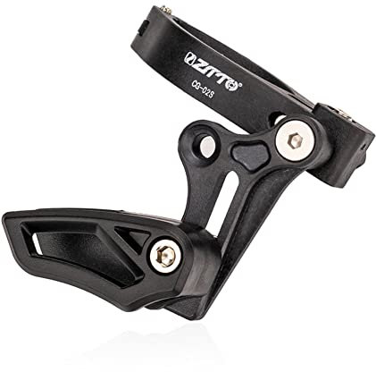 DAZZLEEX Guida per catena, telaio per mountain bike, guida per catena a velocità singola, protezione per tubo di seduta, con protezione per telaio