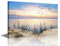 TISHIRON Toile murale – Impressions sur toile tendue et encadrée prête à être accrochée – Impressions de peintures à thème océan – Paysage marin – Impressions sur toile de peintures à thème dune plage