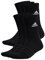 adidas 6 Paar SPW CREW 6p Tennissocken Sportspocken Unisex, Farbe:Black, Socken & Strümpfe:43-45