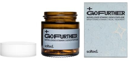 salted. Aufhellende Vitamin C Gesichtspflege | 21 Kapseln | Hautpflege mit Vitamin E und C zur Reduktion von Pigmentflecken und Falten | Glättet die Haut | Mehr Glow | Für alle Hauttypen | Vegan