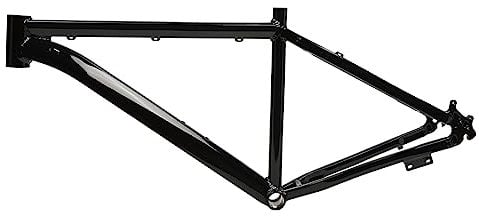 OUBUBY Mountainbike-Rahmen 26 Zoll, Klapprad-Rahmen Scheibenrahmen Mountainbike-Rahmen mit Interner Schiene Aluminium-Fahrradrahmen Fahrradrahmen Tilting-Hardtail-Rahmen (Schwarz)
