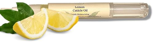 Lemon cuticle oil 3ml twist pen, vegan & cruelty free. Soft brush application. Prevents hang nails. Moisturises cuticles. Fresh scent. Natural ingredients