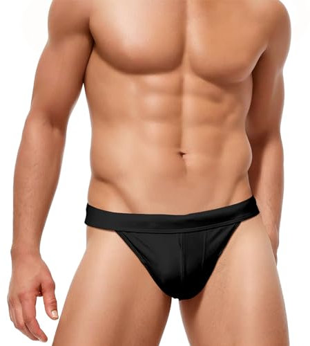 SEAUR Slip de Bain Bikini Homme Sexy Maillot de Bain Homme String Bikini Shorts de Bain Piscine Plage Natation L(EU)=Tag XL