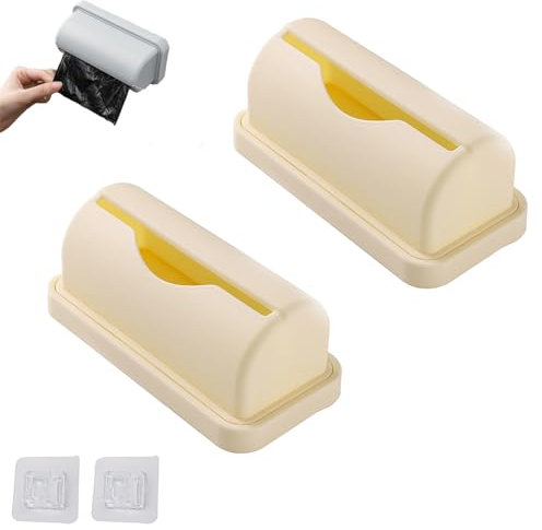 Trash Bag Dispenser, Distributeur De Sac Mural, Distributeur Sac Poubelle sous Evier, Organiseur De Sac Poubelle Distributeur De Sac Poubelle Multi-Usage pour Le Bureau Domestique