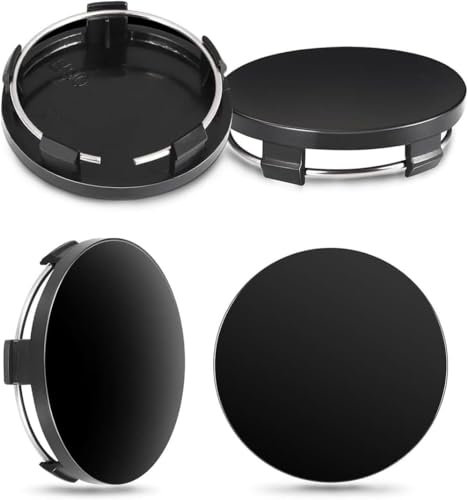 WBLDP-SDGT 4 Stück Nabendeckel für Benz E-Class Sedan W124 W210 W211 W212 W213 V213, Hochwertiges Radnaben Mitteldeckel Auto Zubehör,68mm-Black