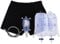 Tragbare Urinbeutel Herren -Inkontinenz -Slips mit Urinbeutel und Silikon -Urinsammler -Katheter -Lecksicherung Inkontinenzhose für Männer ältere Menschen, m