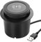 JXJXJX desktop embedded wireless charger three in one multifunctional pop-up 10W fast charging wireless charger USB desktop charger dual USB charging