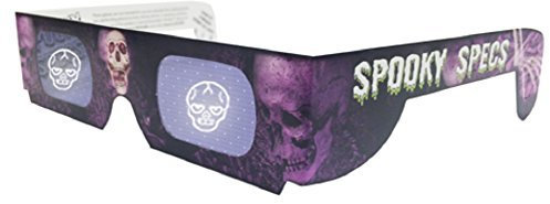 Spooky Specs - Skull - Paper Holospex - Holographic Lens 3D Glasses by Spooky Specs