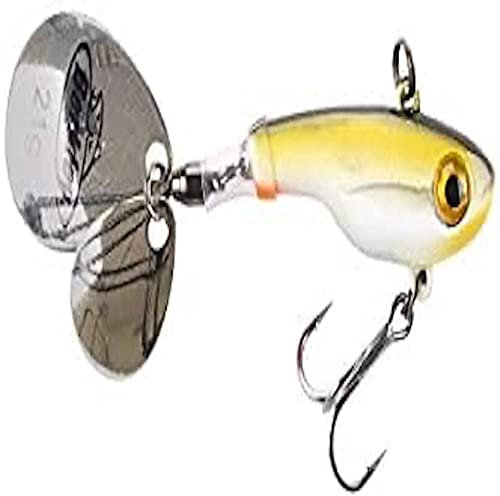 Berkley Pulse Spintail, Jig Lure with Spinner Blade & Berkley Fusion Treble Hook - Long Casting Hard Bait for Perch, Trout, Pike, Unisex, Sambal Ayu, 14g | 70mm